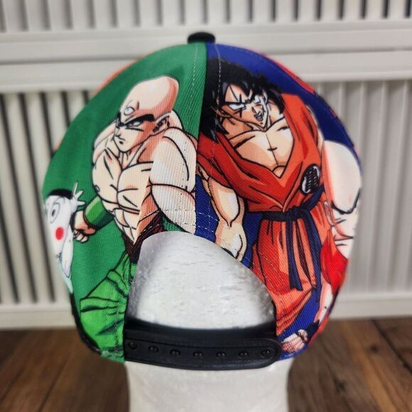 Dragonball Z Hat Cap All Over Print Snapback Colorful Anime Cartoon Mens Toei - Picture 5 of 11